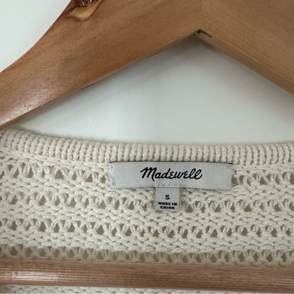 ✔️SOLD Madewell Loose Knit V-Neck - Picture 4 of 5